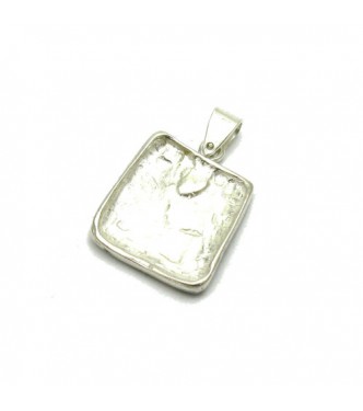 PE001160 Handmade sterling silver pendant solid 925  Empress